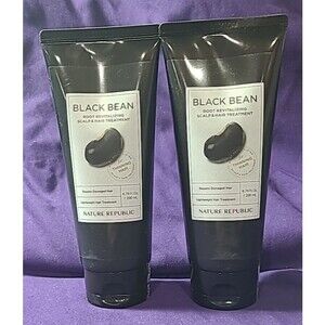 2 -Nature Republic Black Bean Root Revitalizing Scalp abd Hair Treatment 6.76 oz